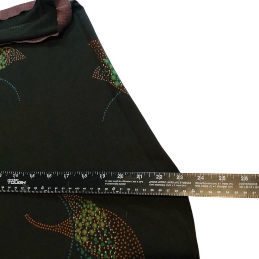 Diane Von Furstenberg DVF size 12 skirt set brown print wrap top & bias cut - Picture 7 of 16